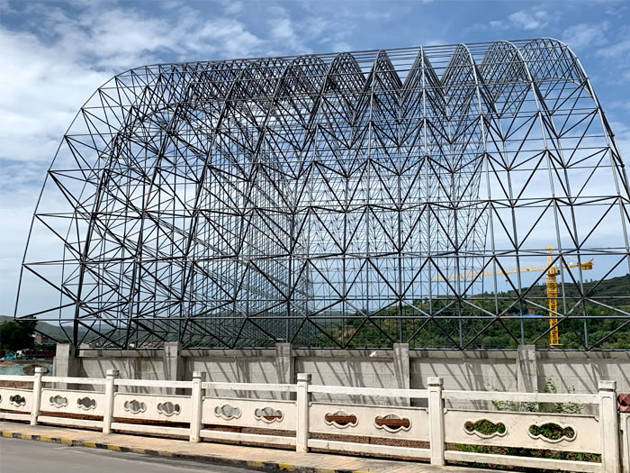 辛集山寨矿储煤棚网架